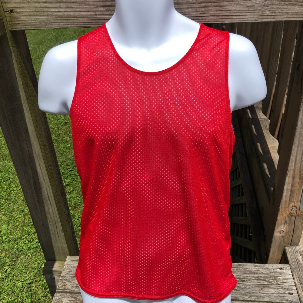 - Badger Sport Sz S Reversible Red/White Tank Jersey! NEW!
